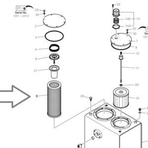 Hydrauliikan paluusuodatin